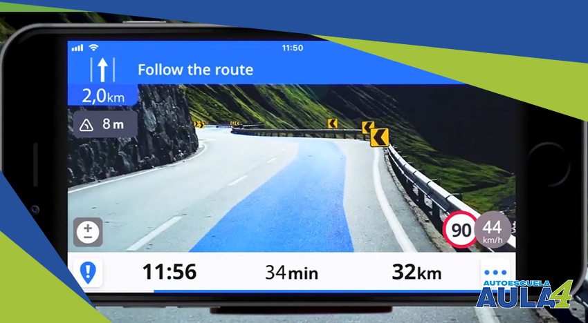 Vista de la aplicación Sygic