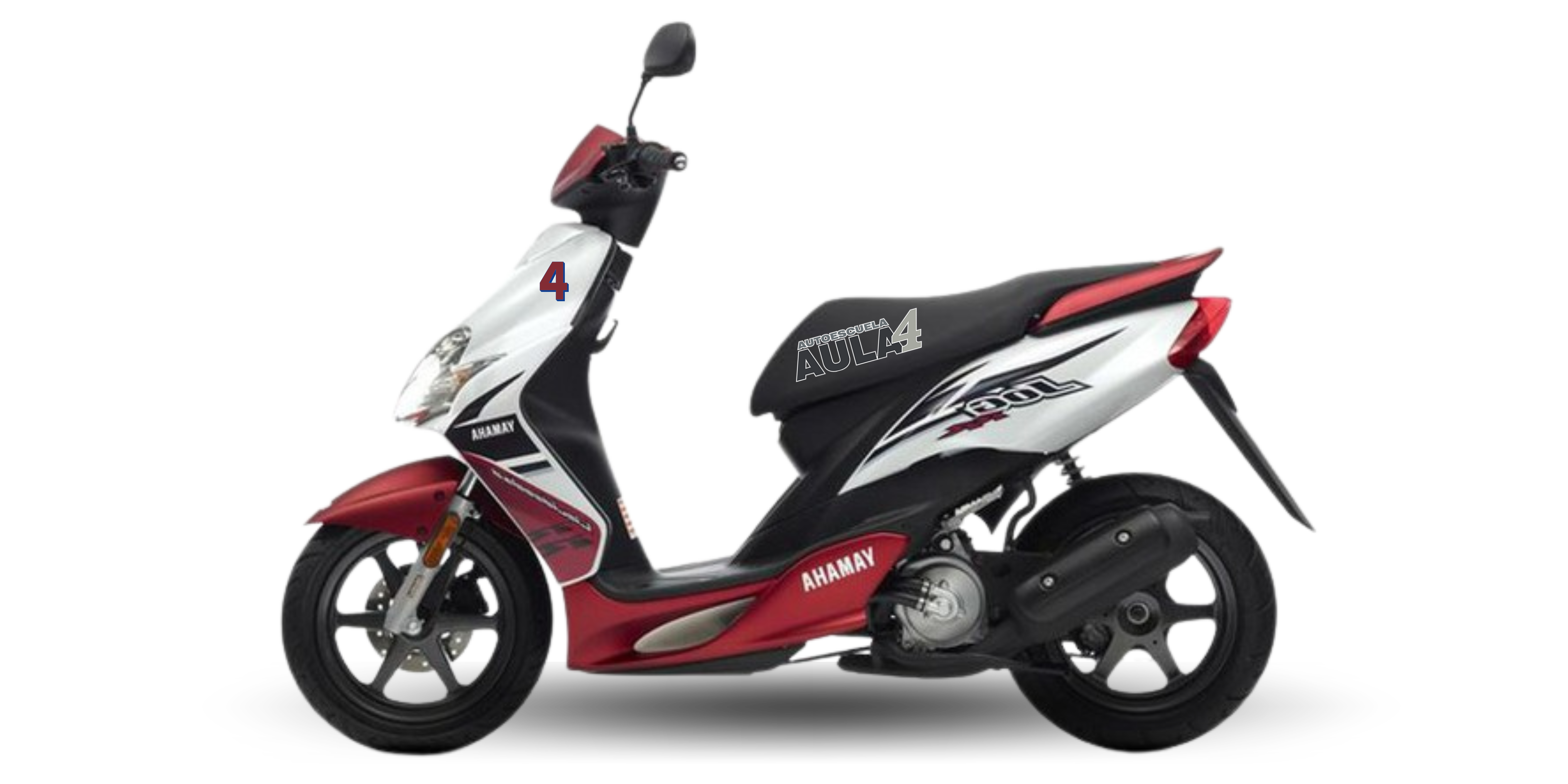 YAMAHA JOG 50 Roja y Blanca