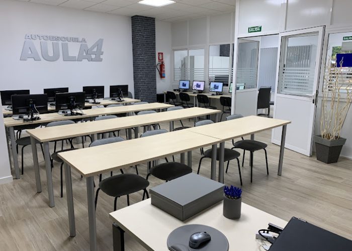 Salón de clases Autoescuela Aula4